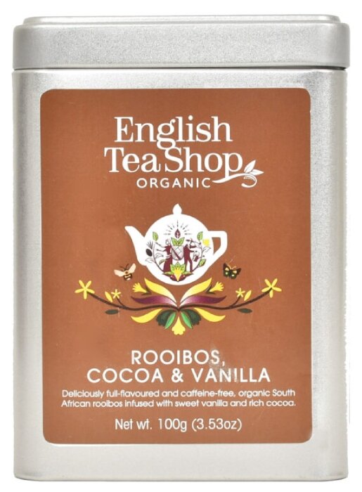 Herbata Rooibos English Tea Shop Rooibos Cocoa & Vanilla 100g