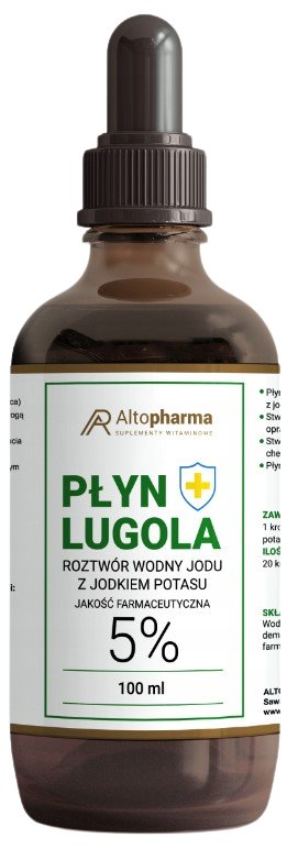 AltoPharma, Płyn Lugola 5% Jakość Farmaceutyczna, 100ml