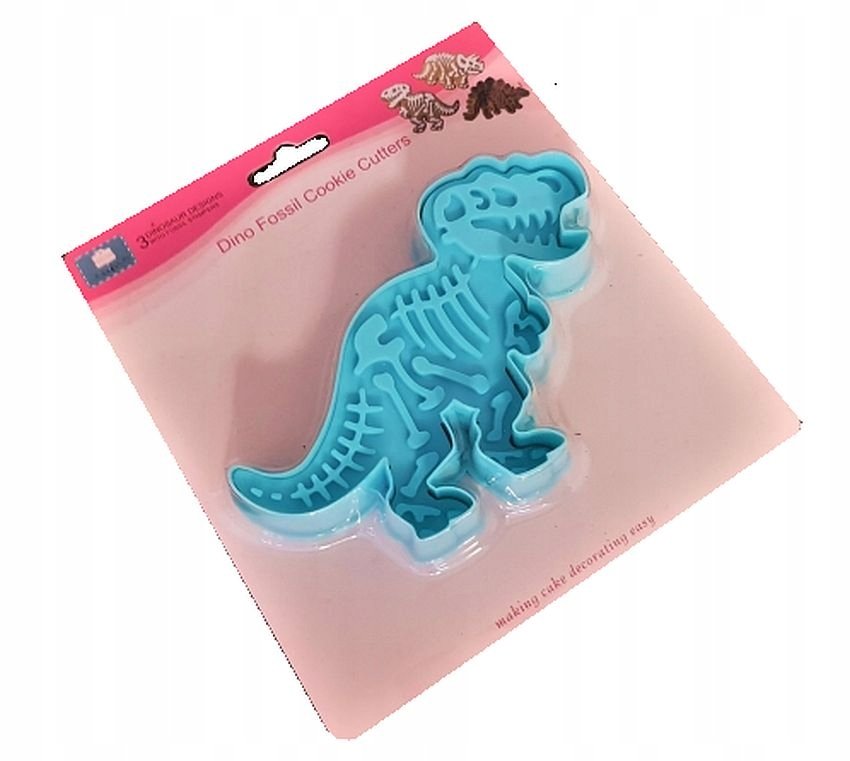 WYKRAWACZ FOREMKA WYCISKANA DO OZDÓB CUKROWYCH - DINOZAUR T-REX