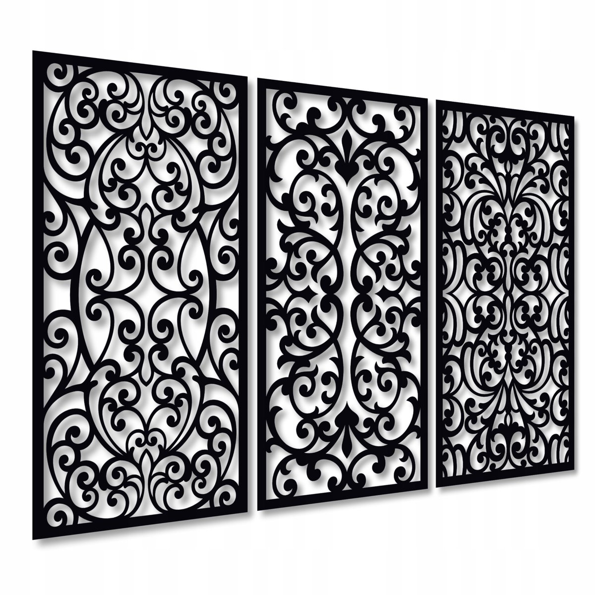 MANDALA NA ŚCIANĘ OBRAZY DO SALONU OBRAZ AŻUROWY TRYPTYK DEKORACJA ŚCIENNA