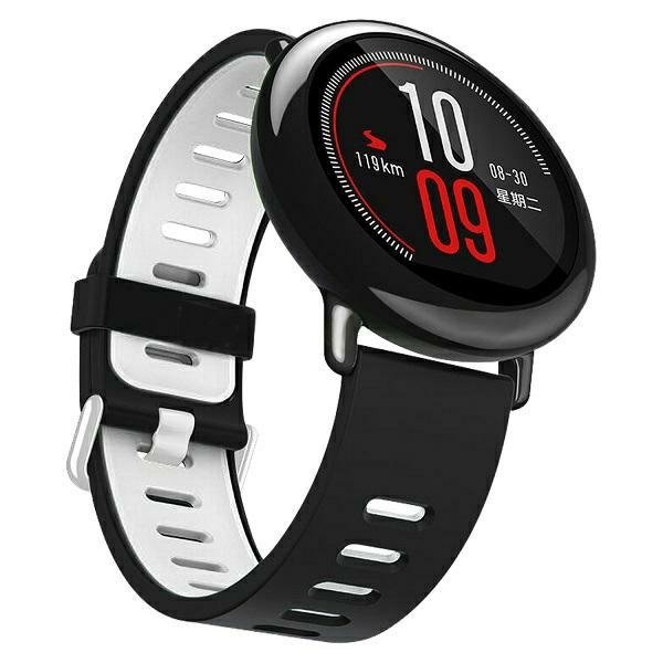 Beline pasek silikonowy do zegarków 22mm SAMSUNG SUUNTO GARMIN HUAWEI POLAR REALME czarno-biały black/white box