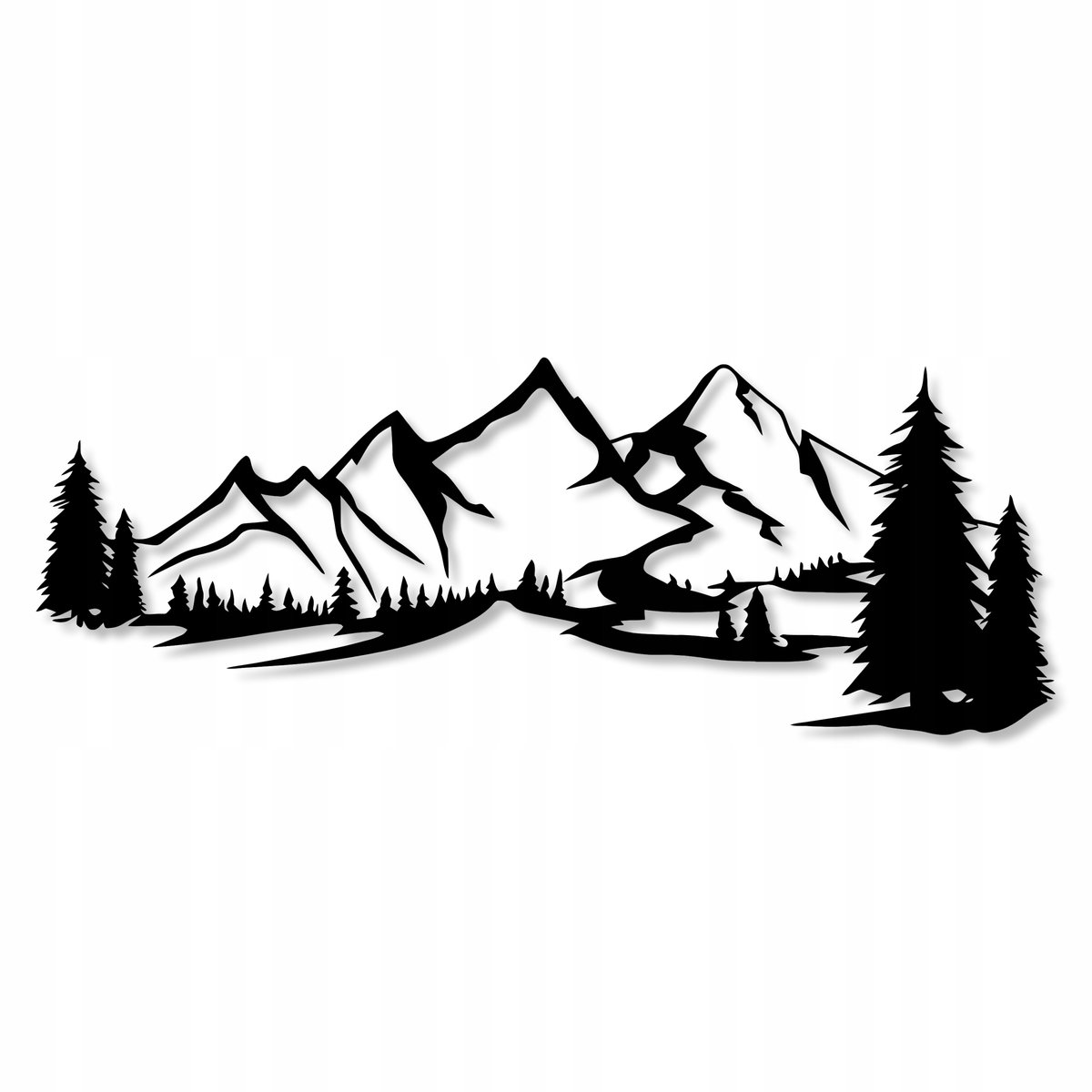 GÓRY PANEL ŚCIENNY DEKORACJA ŚCIENNA OZDOBA ŚCIANA GÓRA TRYPTYK DO SALONU