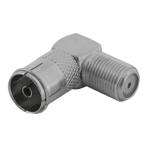 Przejście gniazdo F na gniazdo antenowe kątowe