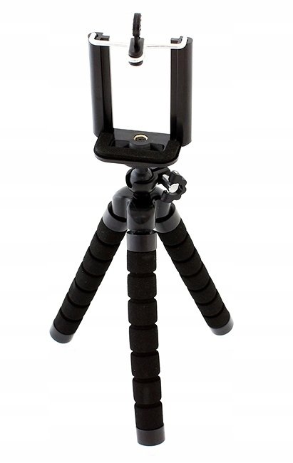 UCHWYT NA TELEFON STATYW OBROTOWY DO TELEFONU TRIPOD GIĘTKI ELASTYCZNY 26cm