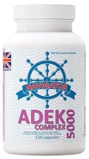 Navigator, ADEK 5000 Complex, 120 kapsułek