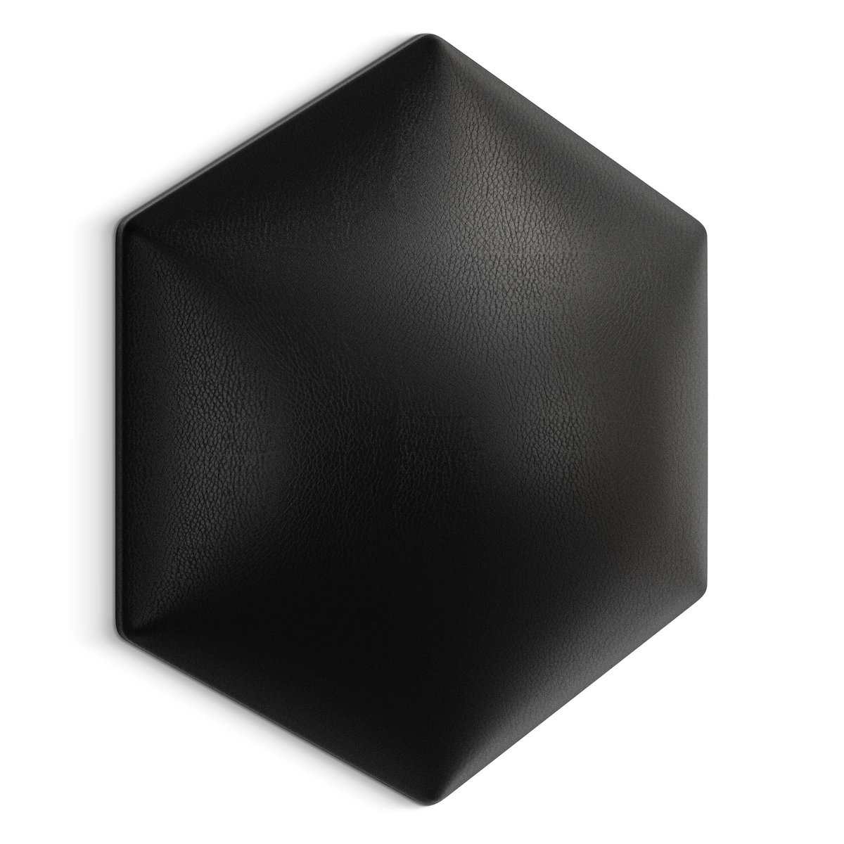 Panel Tapicerowany Eko Skóra Hexagon Heksagon Kremowy 26cm X 30cm
