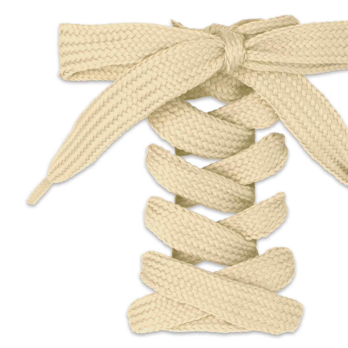 Sznurówki do butów długie 150cm sznurowadła do obuwia wytrzymałe beżowe