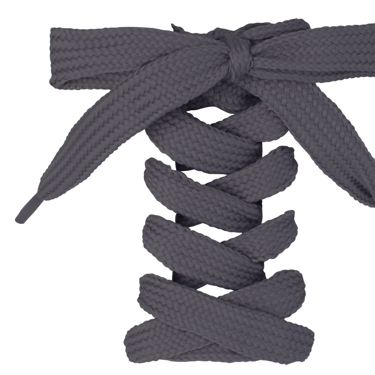 Sznurówki płaskie szare do adidasów sznurowadła płaskie grafitowe dł 75cm