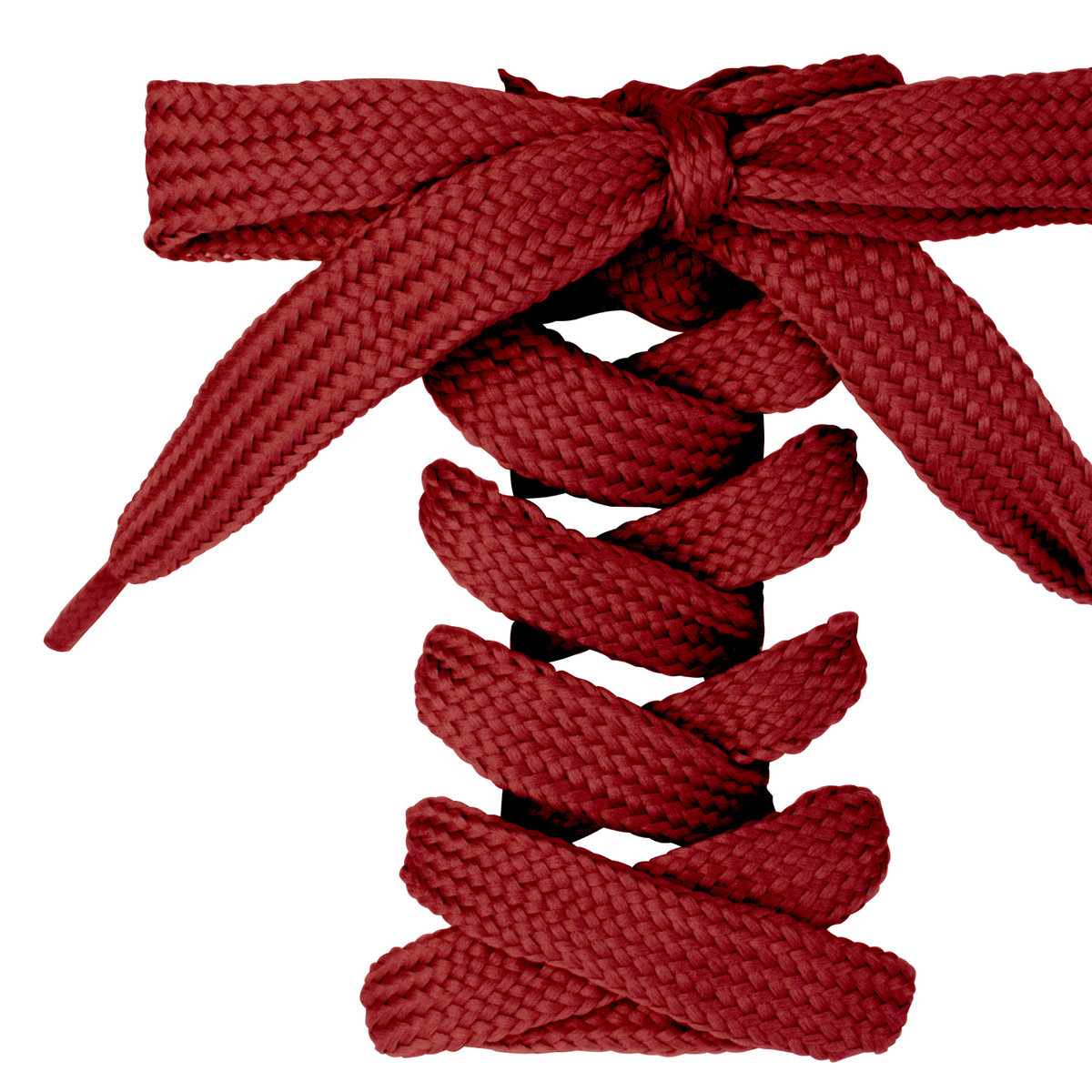 Czerwone sznurowadła do butów sznurówki płaskie do obuwia 11mm dł 90cm