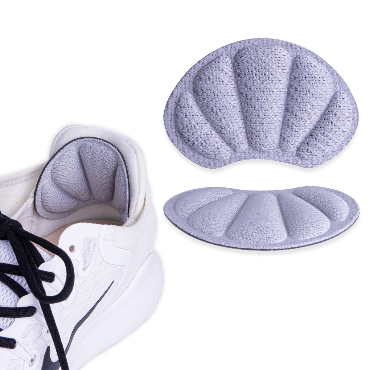 Wklejane Zapiętki Do Za Dużych Butów, Szare