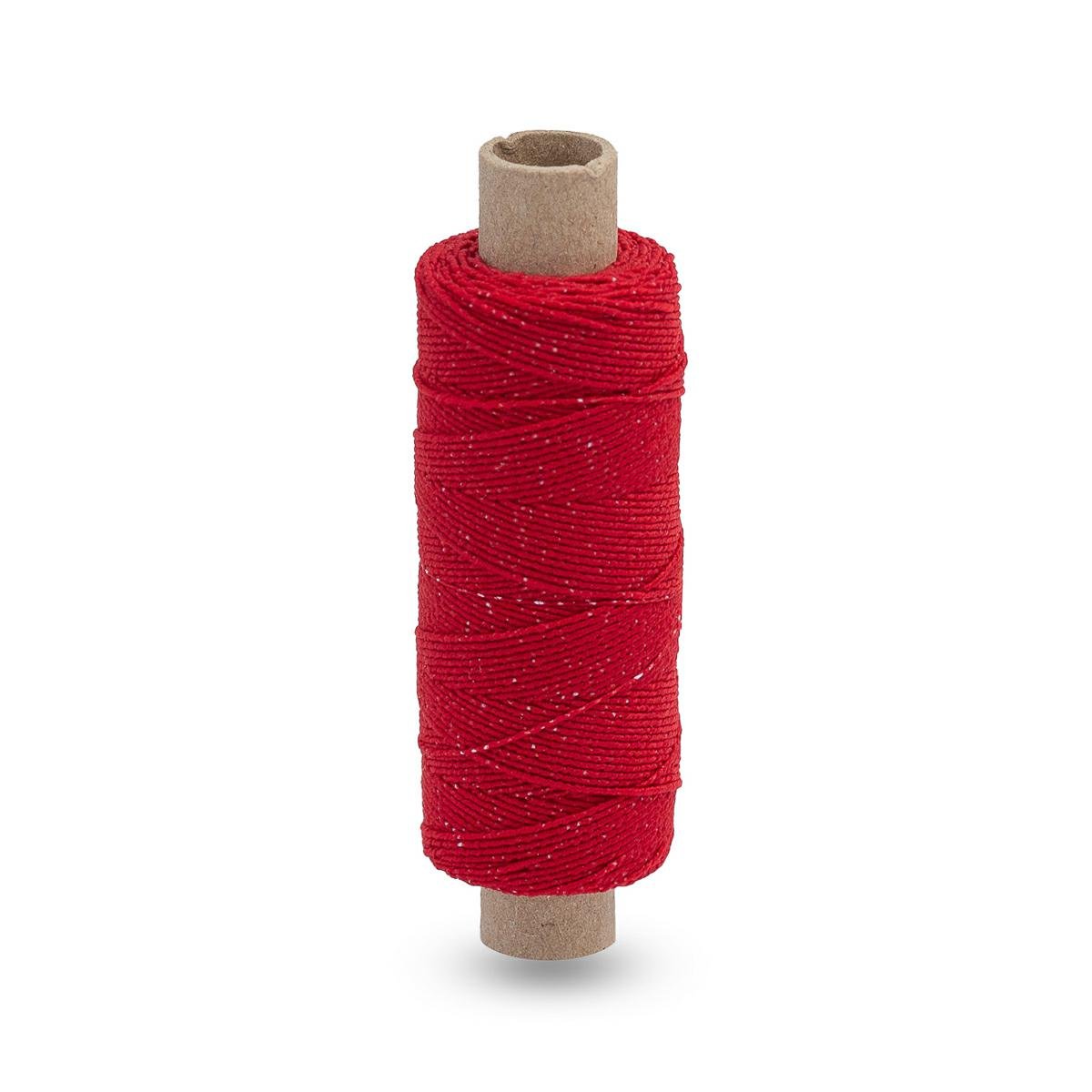 Nić elastyczna gumonić optex czerwony 30mb