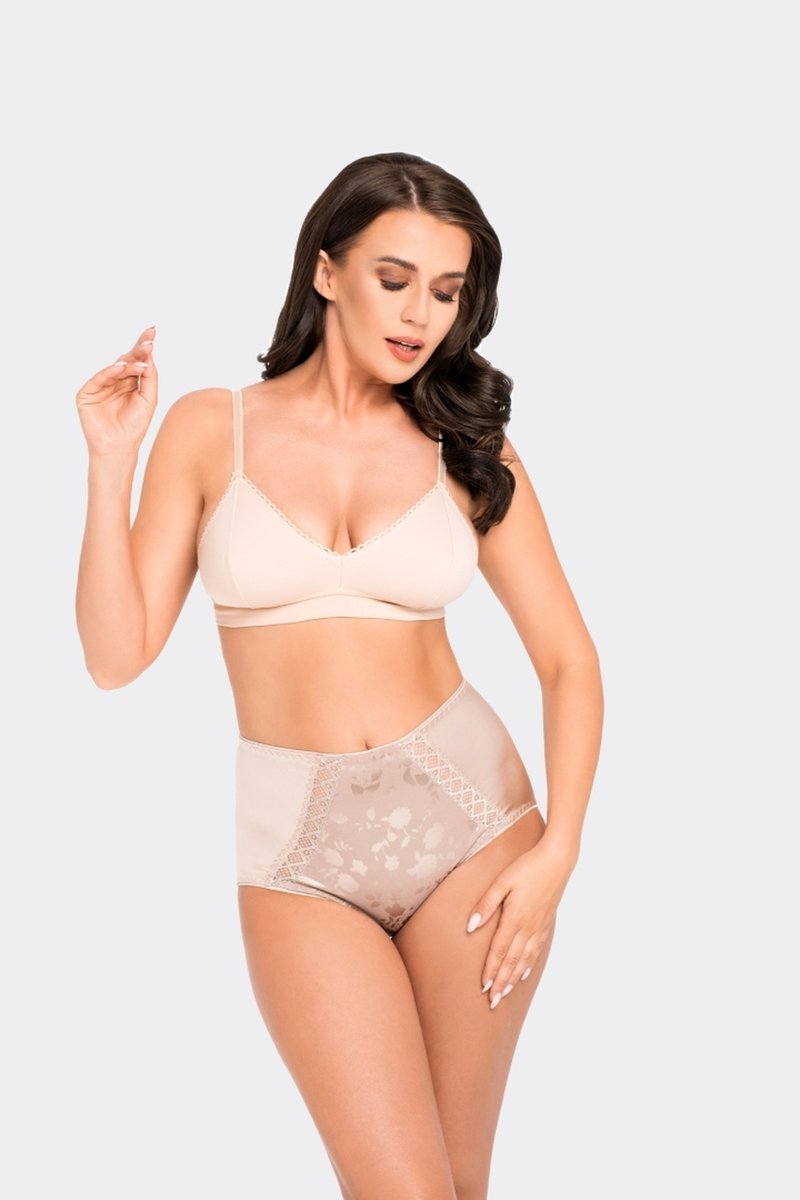 Majtki damskie modelujące kod 198 beżowe  L