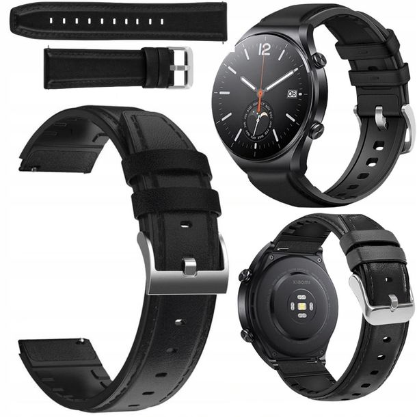 Pasek Skórzany Do Zegarka Smartwatcha Uniwersalny 22mm + Teleskopy