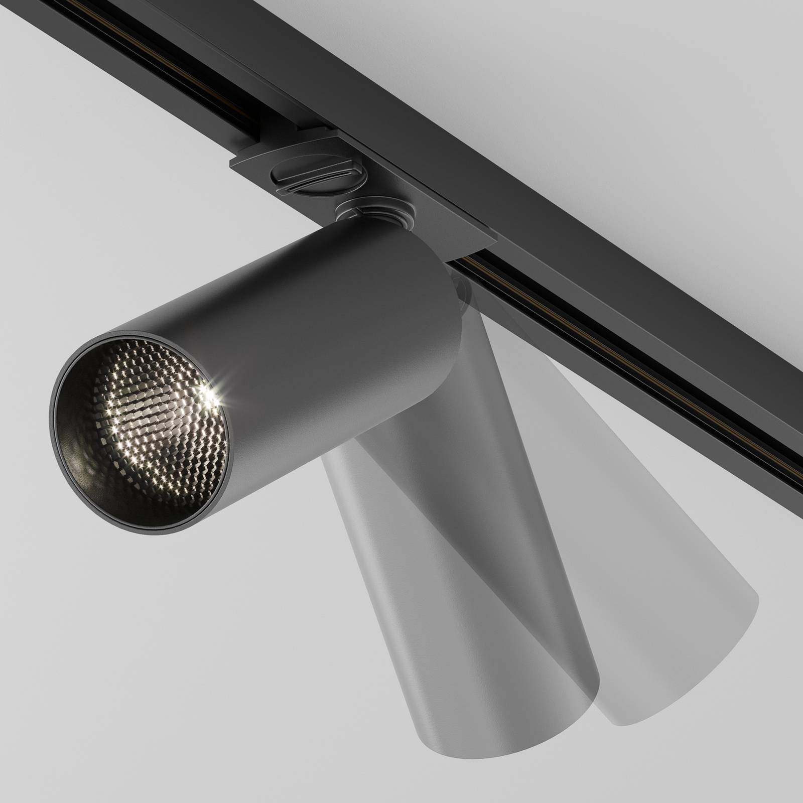 Maytoni Focus LED spotlight, system Unity, Triac, 940, czarny