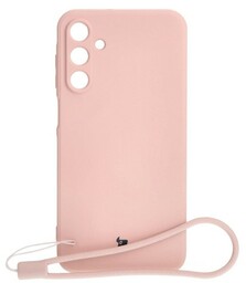 Bizon Etui Case Silicone Sq do Galaxy A15 4G/5G, jasnoróżowe