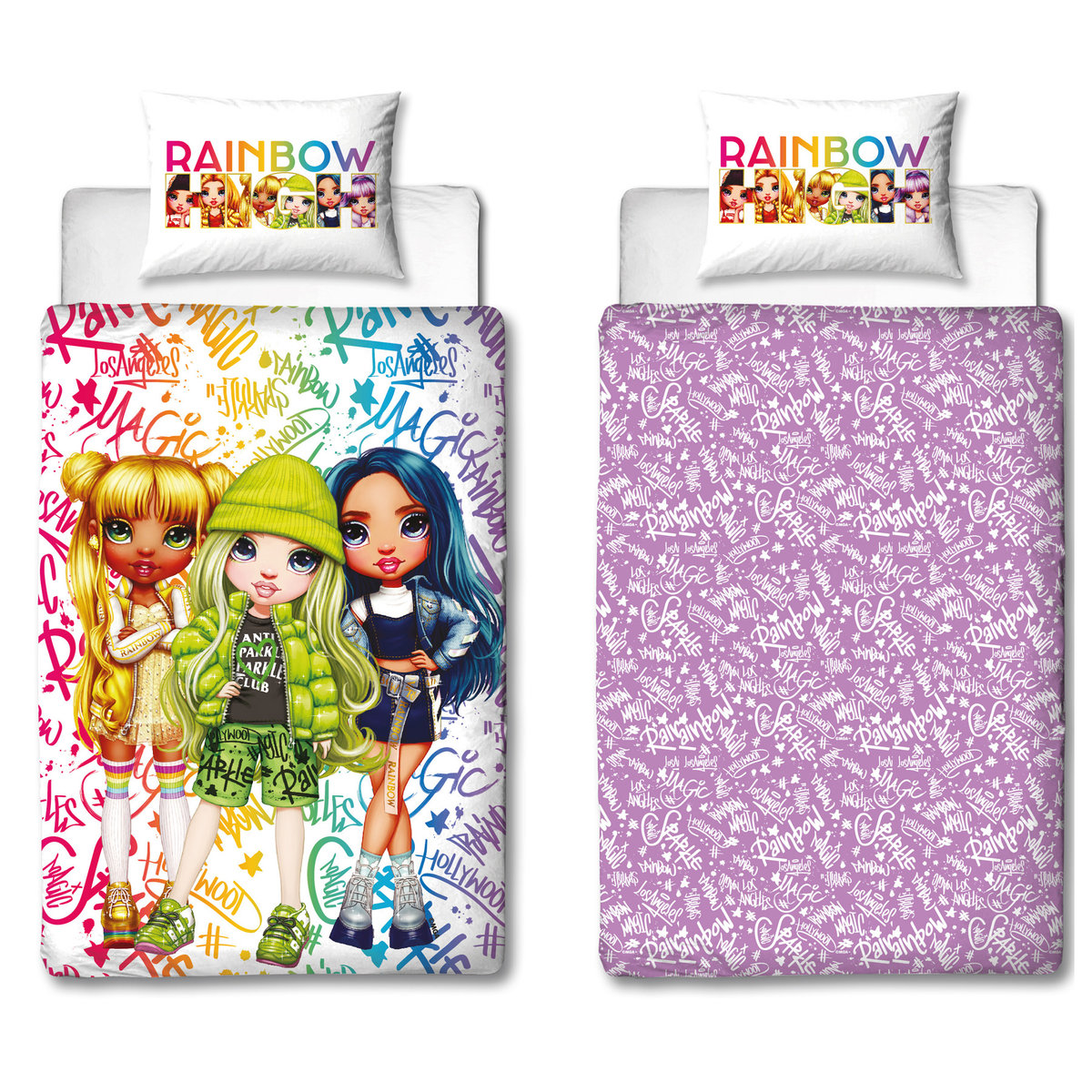 Pościel dla Dzieci Rainbow High 140 X 200 cm KOMPLET DZIECIĘCY