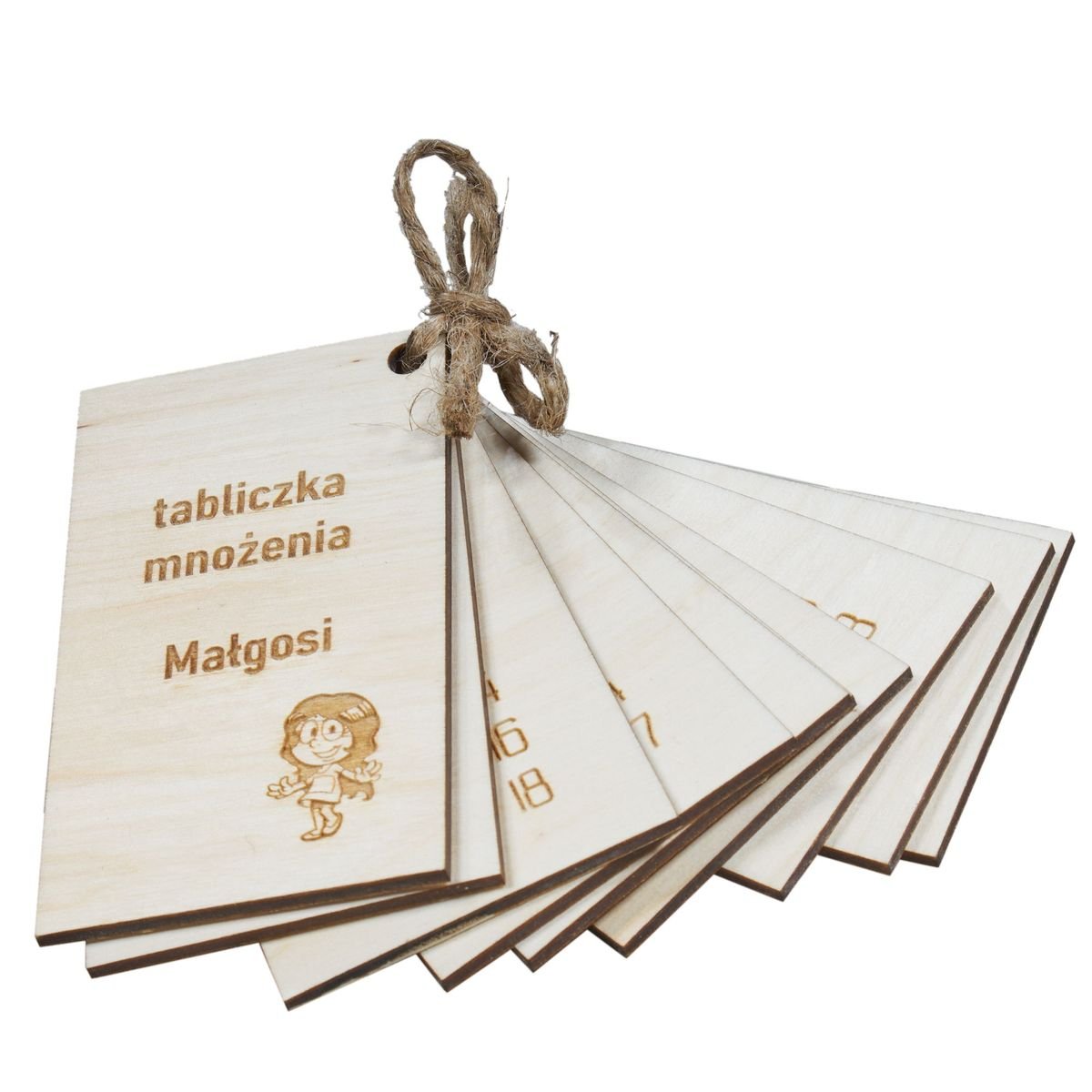 Tabliczka mnożenia z imieniem