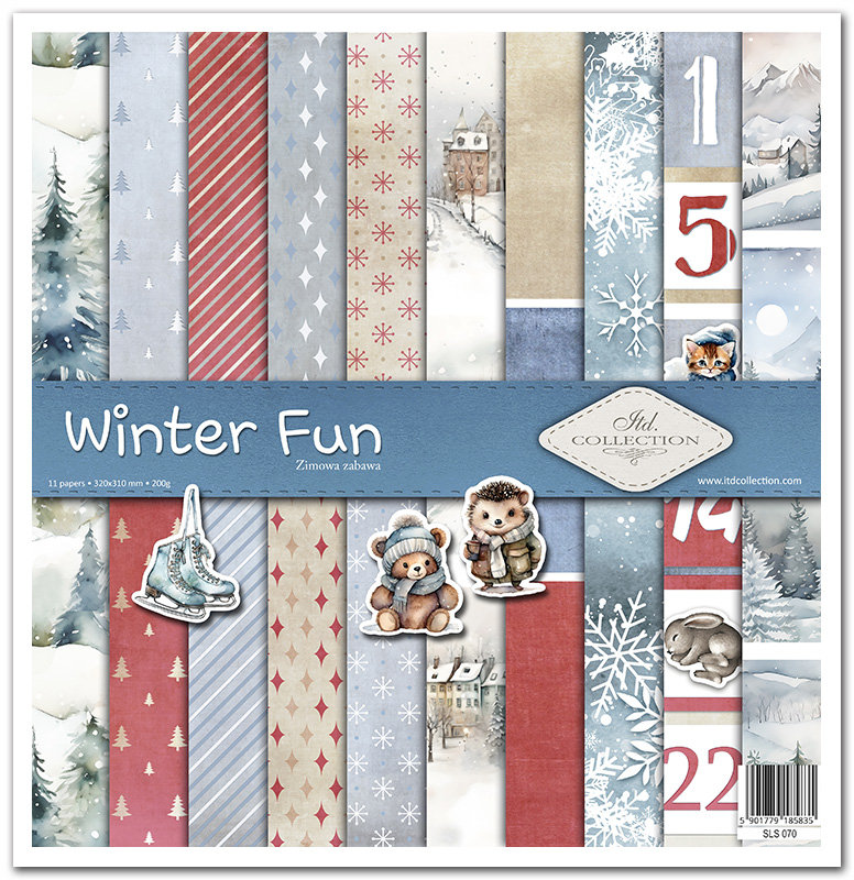 Zestaw do scrapbooking SLS-070 ''Winter Fun''