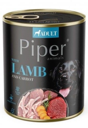 Piper z jagnięciną i marchewką 800g