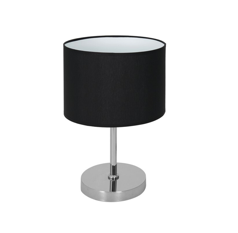 Czarna lampa stołowa - 3X K372 M6-P19