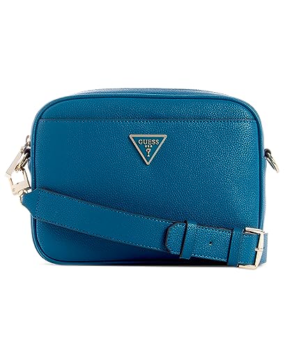 GUESS Damska torba na ramię Meridian, torba na aparat, niebiesko-zielona/powiew raju (Trace of Paradise), Niebiesko-zielony/powiew raju (Trace Of Paradise), jeden rozmiar