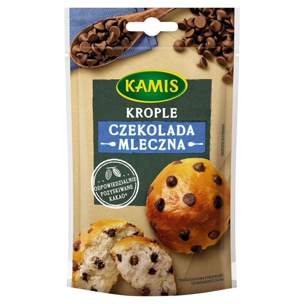 Kamis Krople z czekolady mlecznej 100g