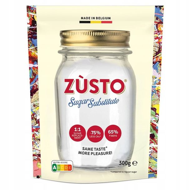 ﻿Zusto – zamiennik cukru 1:1 na bazie błonnika, 300g