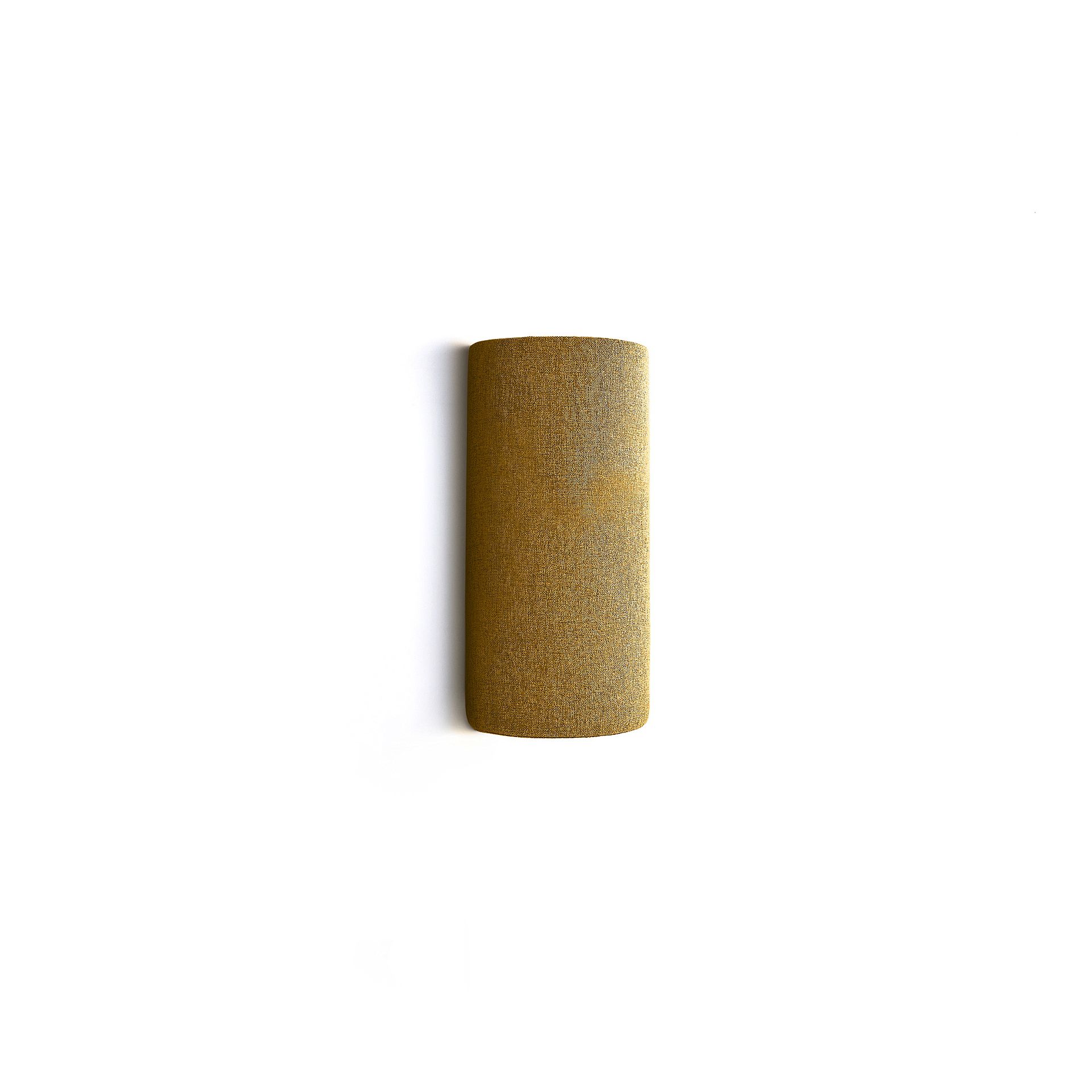 Panel akustyczny POLY, półcylinder, Ø280x500 mm, ścienny, żółty