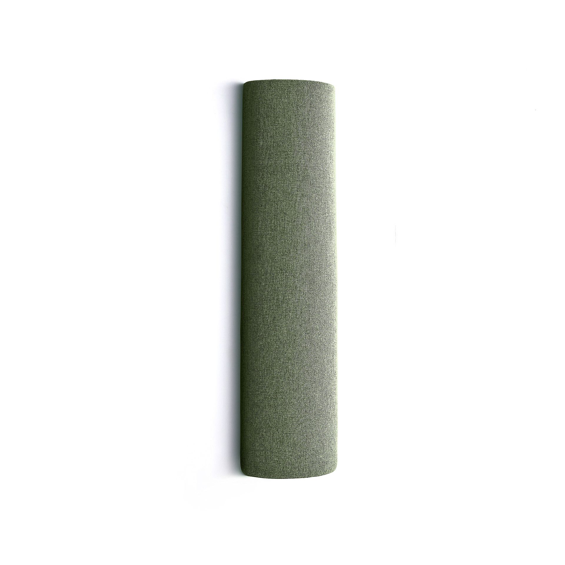 Panel akustyczny POLY, półcylinder, Ø280x1000 mm, ścienny, zielony