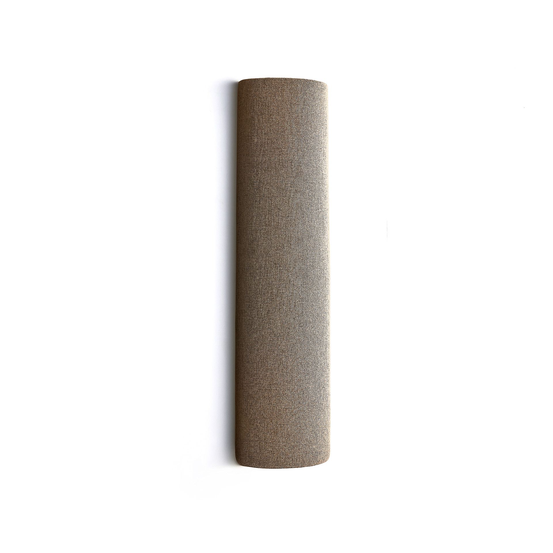 Panel akustyczny POLY, półcylinder, Ø280x1000 mm, ścienny, beżowy