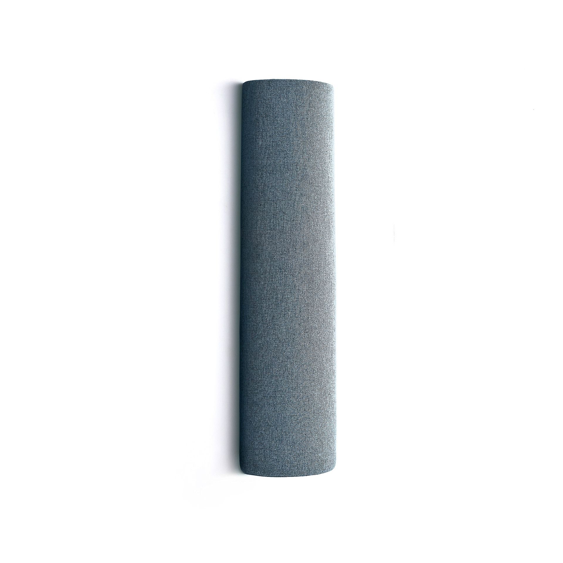 Panel akustyczny POLY, półcylinder, Ø280x1000 mm, ścienny, jasnoniebieski