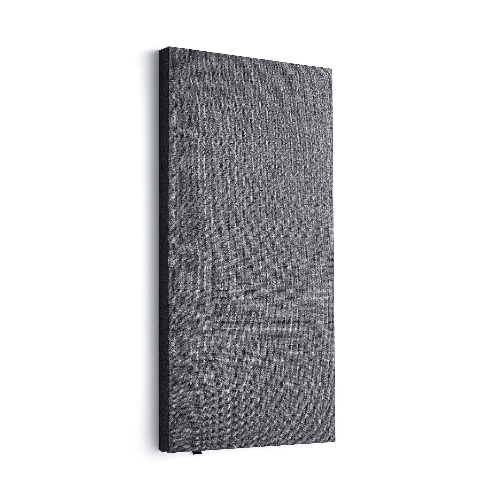 Panel akustyczny POLY, prostokątny, 600x1180x56 mm, ścienny, ciemnoszary