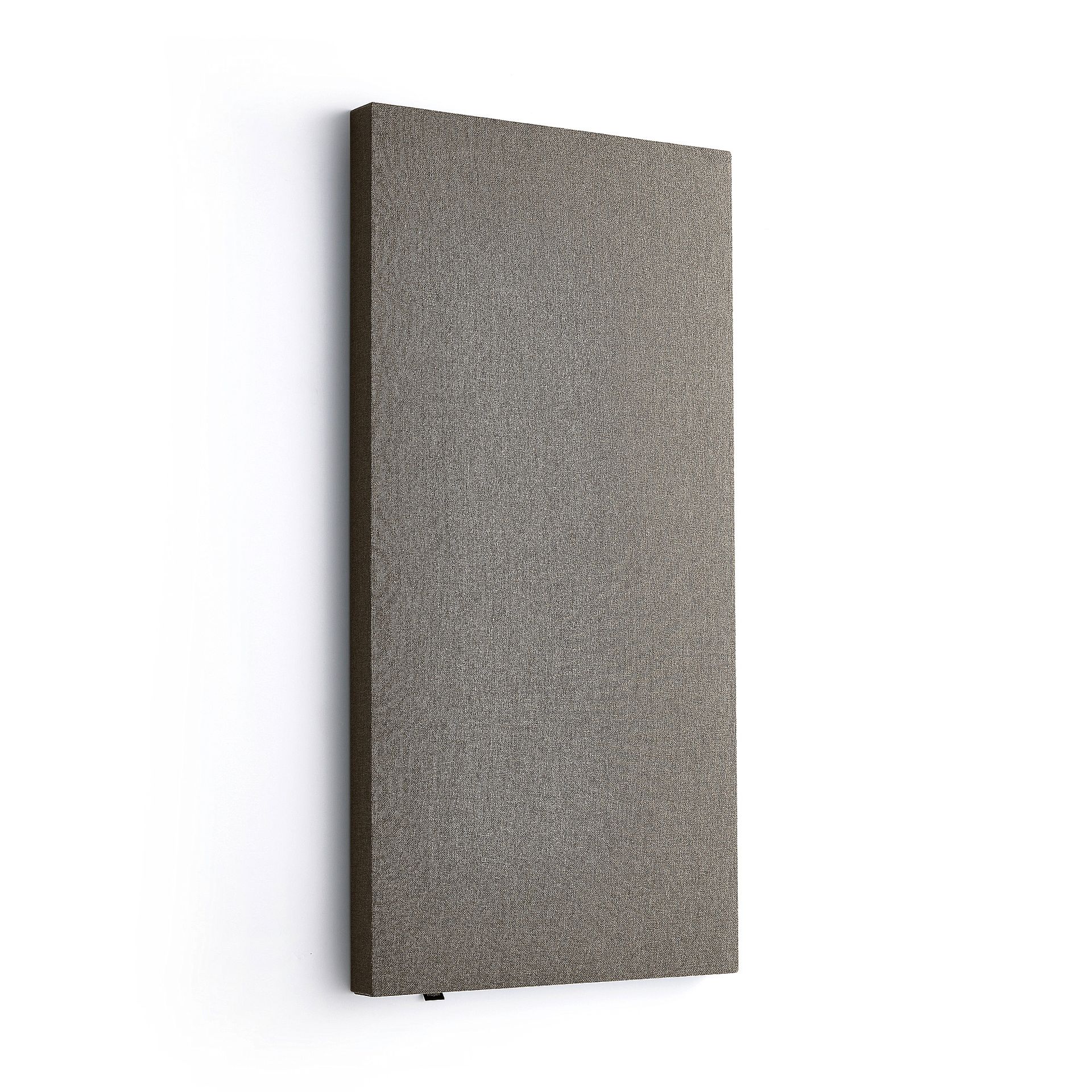 Panel akustyczny POLY, prostokątny, 600x1180x56 mm, ścienny, brązowy