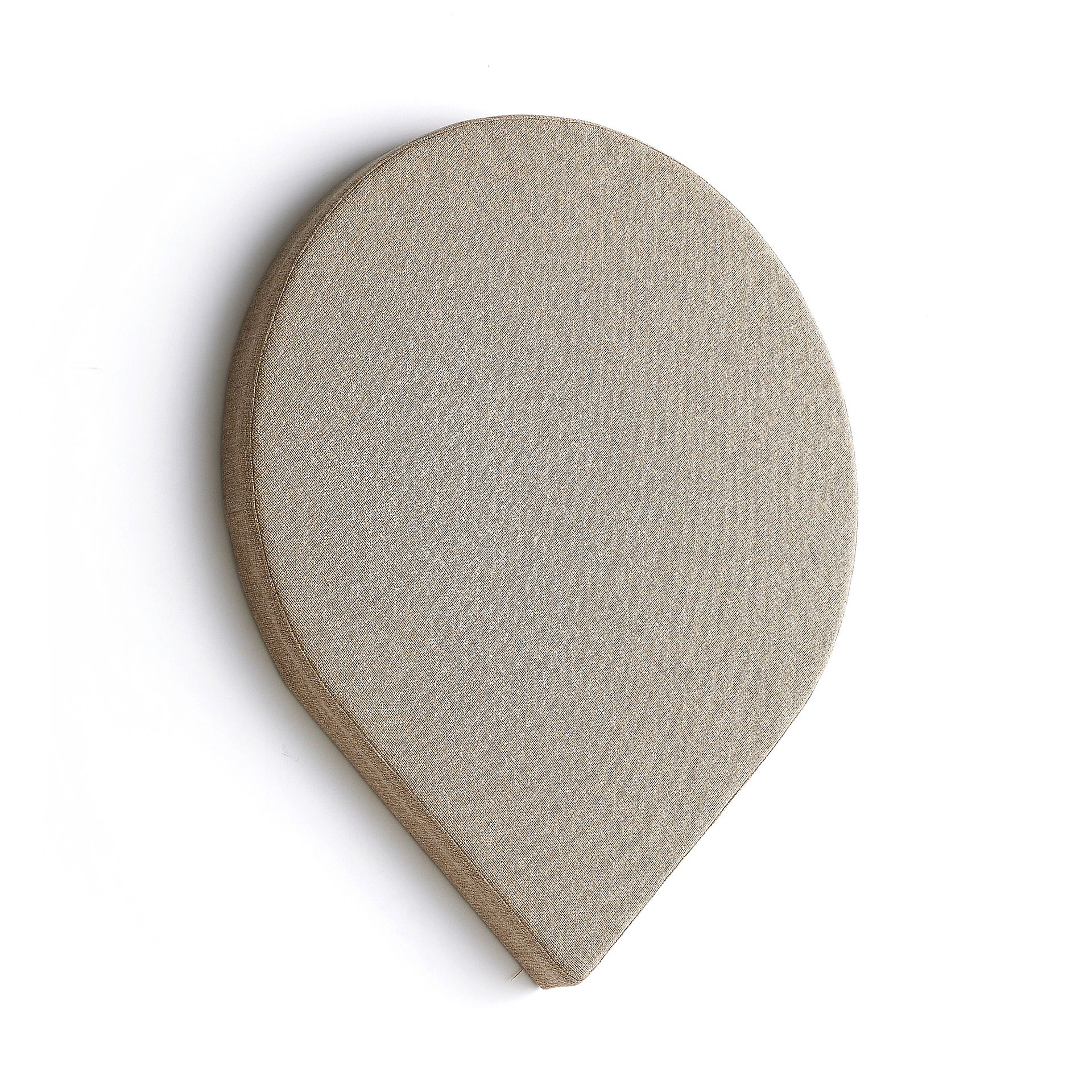 Panel akustyczny POLY, kropla, 800x800x56 mm, ścienny, beżowy