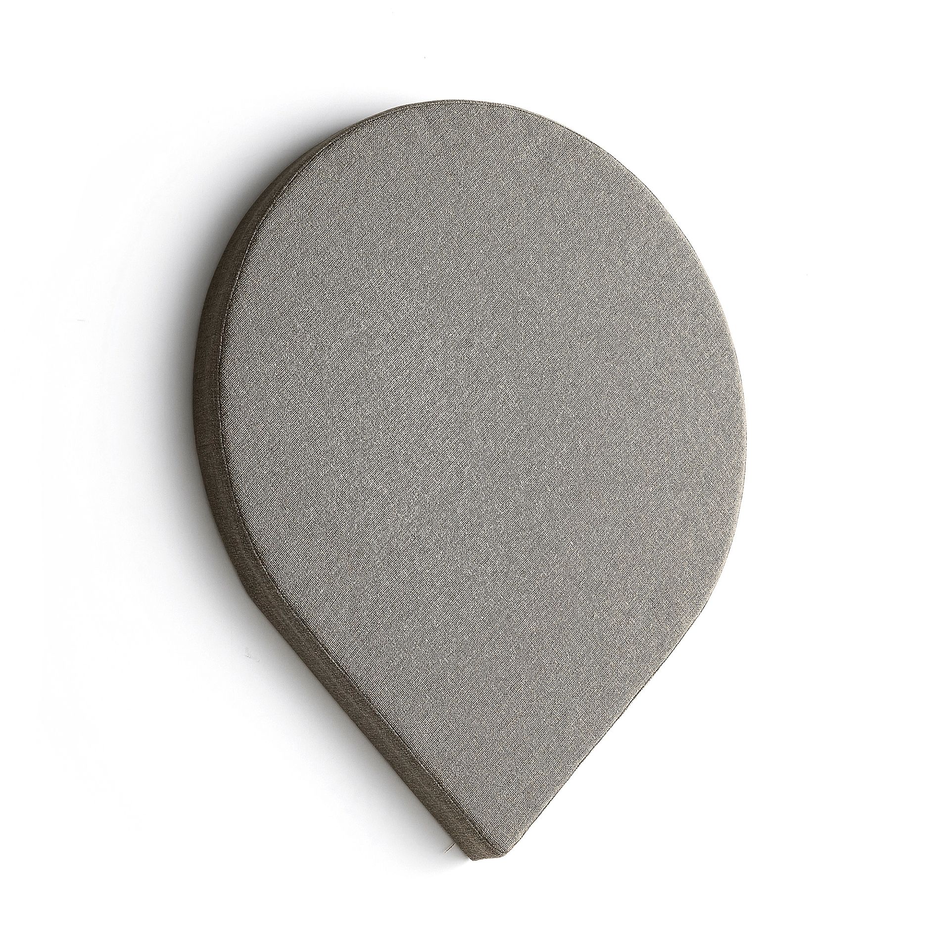 Panel akustyczny POLY, kropla, 800x800x56 mm, ścienny, brązowy