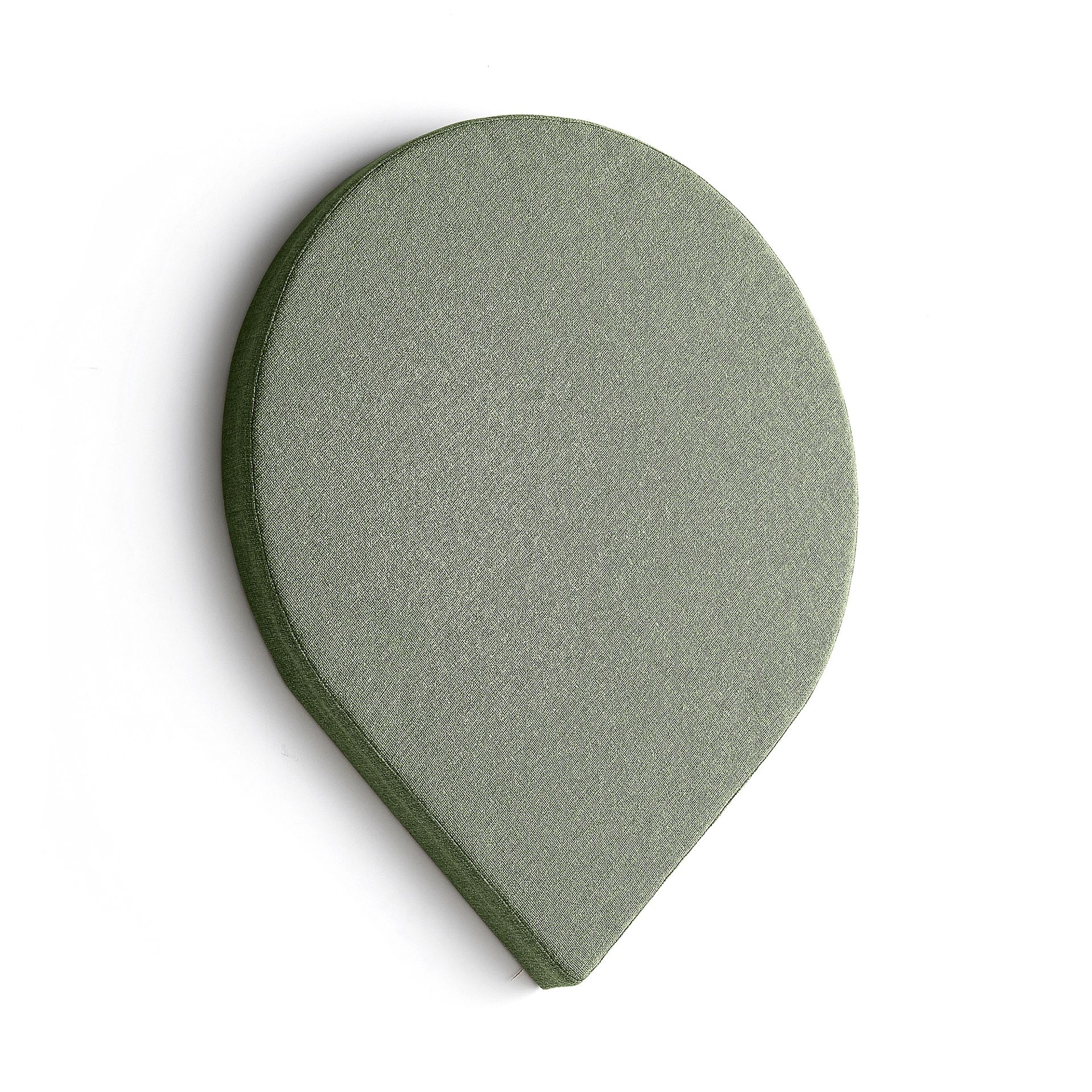 Panel akustyczny POLY, kropla, 800x800x56 mm, ścienny, zielony