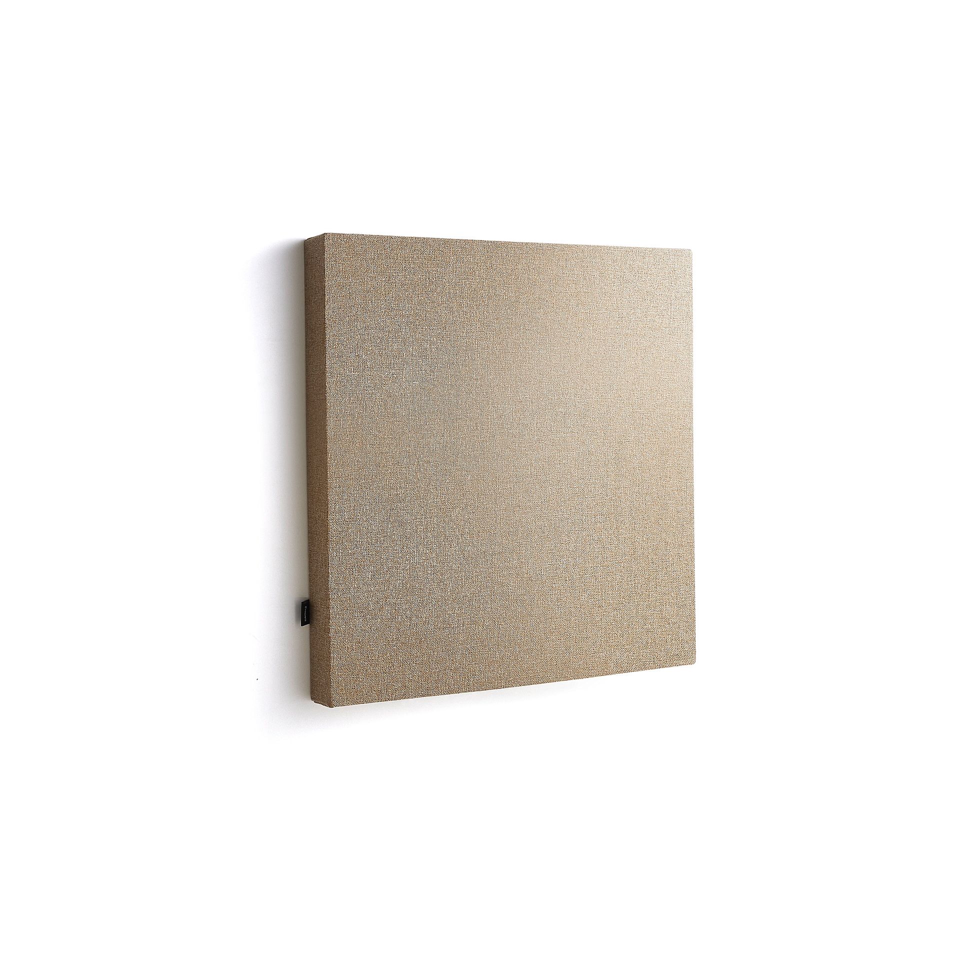 Panel akustyczny POLY, kwadratowy, 600x600x56 mm, ścienny, beżowy