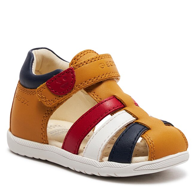 Sandały Geox B Sandal Macchia Boy B254VA 085BC C2P0G Ochreyellow/Multicol