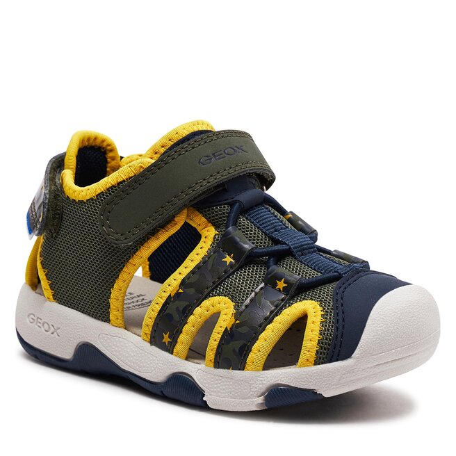 Sandały Geox B Sandal Multy Boy B450FB 014CE C0629 S Military/Ochreyellow