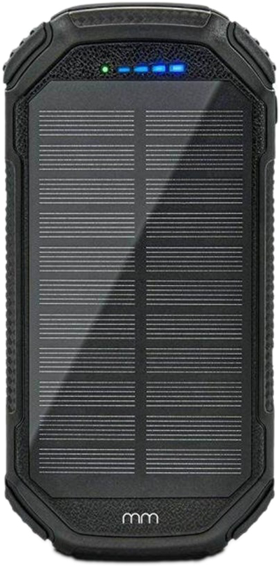 Mikamax QI Solar 20000 MAh Czarny 