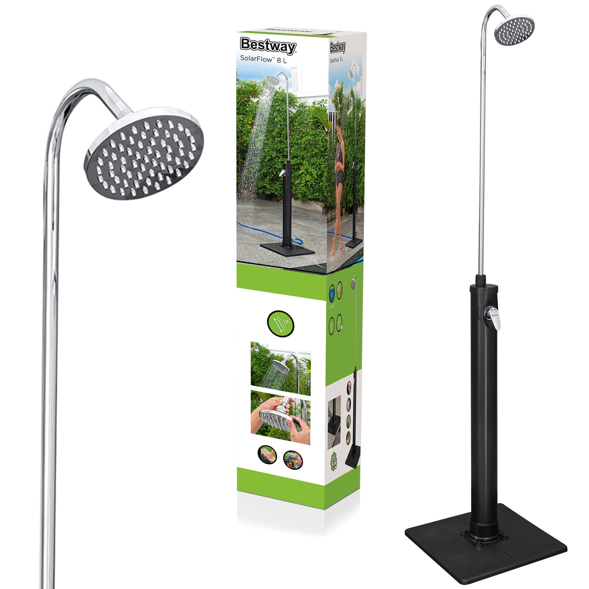 Bestway Prysznic Ogrodowy Solarny 8L 58694