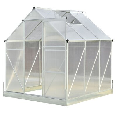 Szklarnia ogrodowa z poliwęglanu PATIO 1.9 x 1.9 x 1.95 m