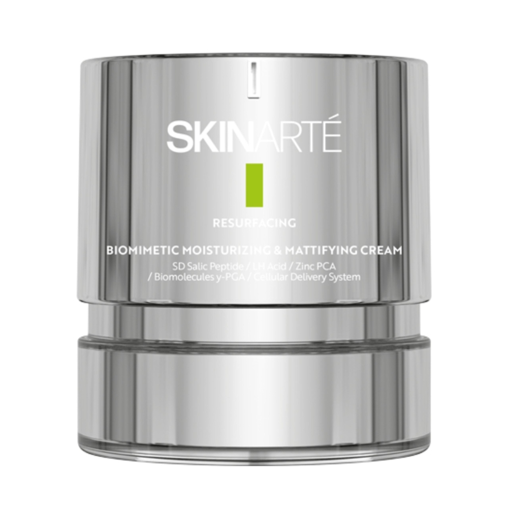 Biomimetyczny krem nawilżająco-matujący - Skinarte Resurfacing - Biomimetic Moisturizing & Mattifying Cream - 50 ml