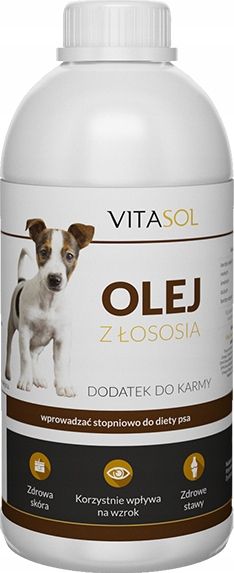 Vitasol Olej z łososia dla psa 500ml