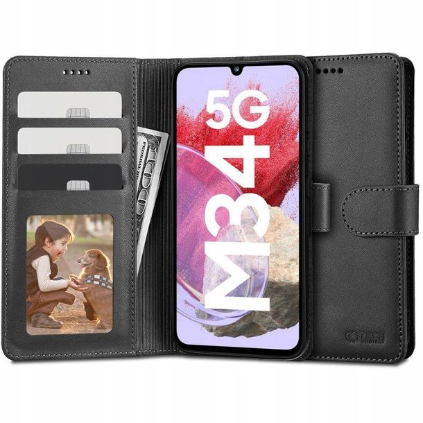 Tech-Protect Wallet do Samsung Galaxy M34 5G black