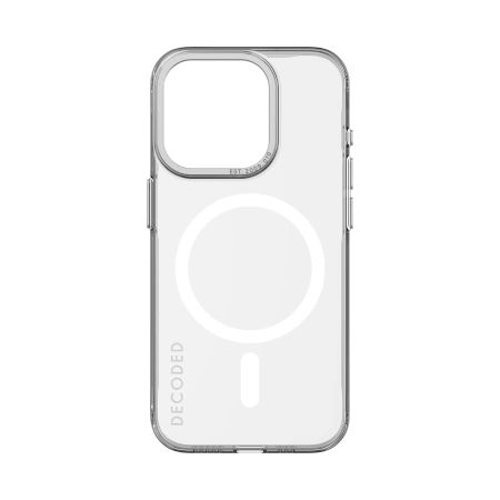 Decoded Recycled Plastic Clear Case do iPhone 15 Pro transparent