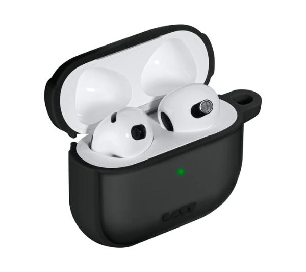 Laut Huex do  AirPods 3 z karabińczykiem czarny