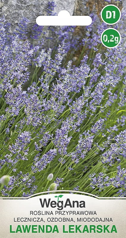 Lawenda Lekarska 0,2g nasiona - WegAna