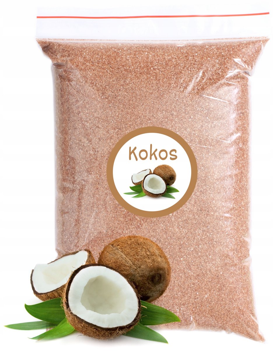 Cukier Do Waty Cukrowej Kokos 1kg Brązowy Kokosowy Kakaowy Suchy