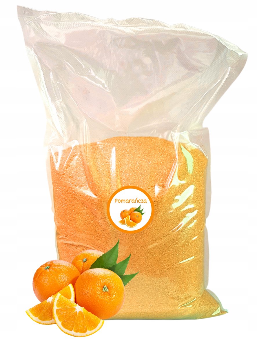 Cukier 5kg Do Waty Cukrowej Pomarańczowy Kolorowy
